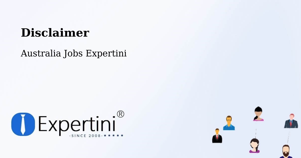 Disclaimer – North Ryde - Australia Jobs Expertini